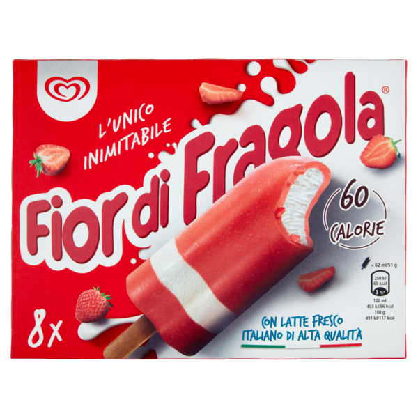 Algida Fior di Fragola 8 x 51 g