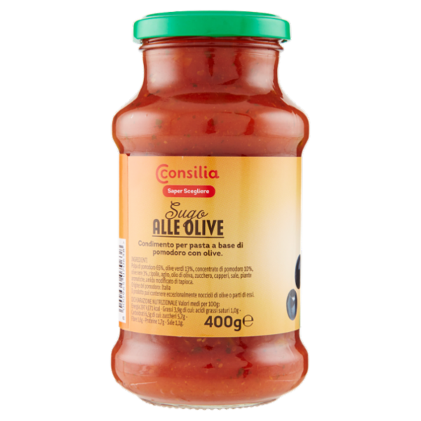 Consilia Saper Scegliere Sugo alle Olive 400 g