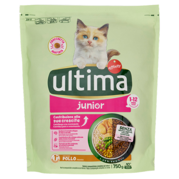 ultima Cat junior 1-12 Mesi con Pollo 750 g