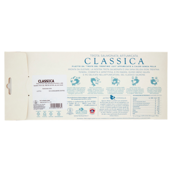 Astro Trota Salmonata Affumicata Classica 0.100 kg