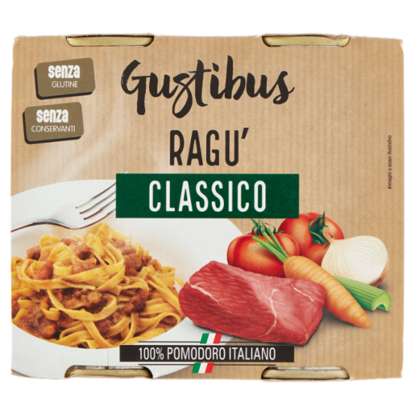 Gustibus Ragù Classico 2 x 180 g