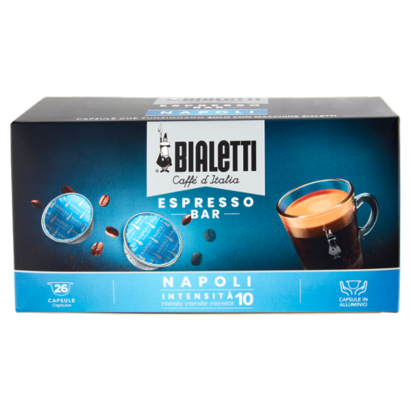 Bialetti Caffè d'Italia Espresso Bar Napoli 26 Capsule 182 g