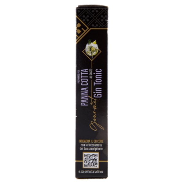 Rebecchi Pasticceria Creativa Preparato per Panna Cotta Gourmet al Gusto Gin Tonic 89,5 g