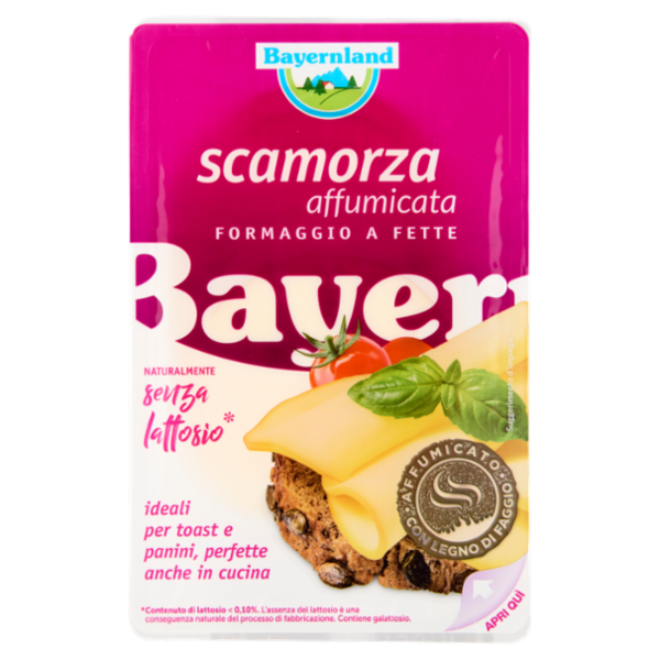 Bayernland scamorza affumicata Formaggio a Fette 100 g