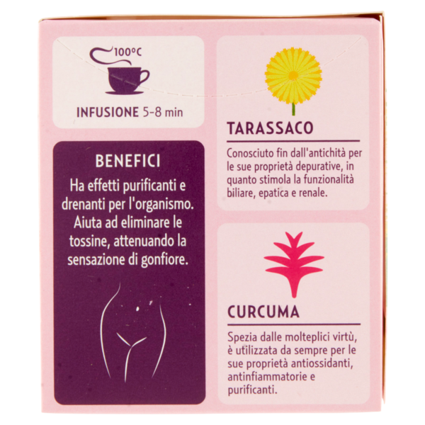 Pompadour Le Tisane Depurativa con Tarassaco e Curcuma 15 x 2 g