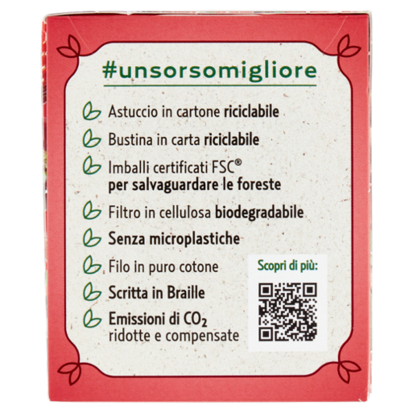 Pompadour Infuso Ciliegia Fragola bustine 20 x 3 g