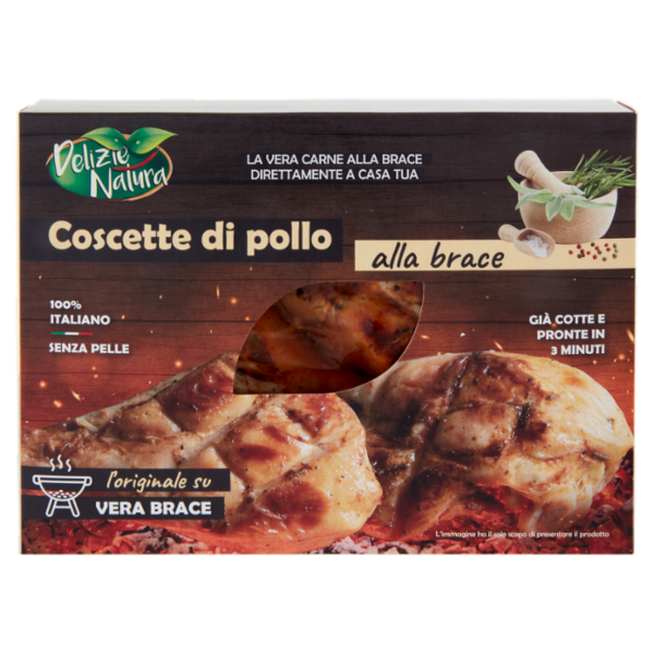 Delizie Natura Coscette di pollo alla brace 0,200 kg