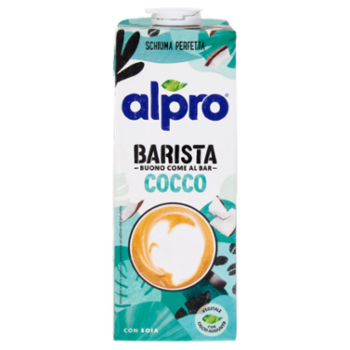ALPRO Barista Cocco, Bevanda 100% Vegetale, Naturalmente Senza Lattosio, Schiuma Perfetta 1L