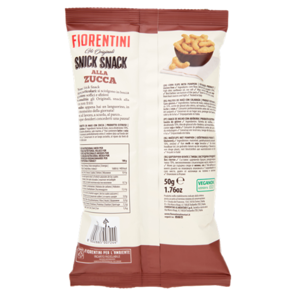 Fiorentini gli Originali Snick Snack alla Zucca 50 g