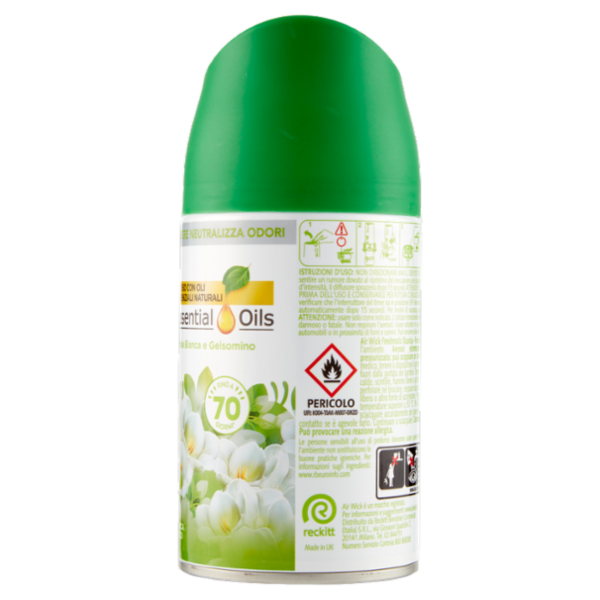 Air Wick Freshmatic Ricarica Fresia Bianca e Gelsomino Profumatore per ambiente 250 ml