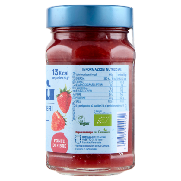 Rigoni di Asiago Natù Senza Zuccheri Aggiunti° Fragole bio 240 g