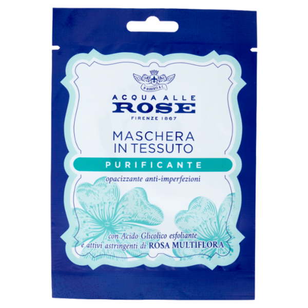 Acqua alle Rose Maschera in Tessuto Purificante 1 pz