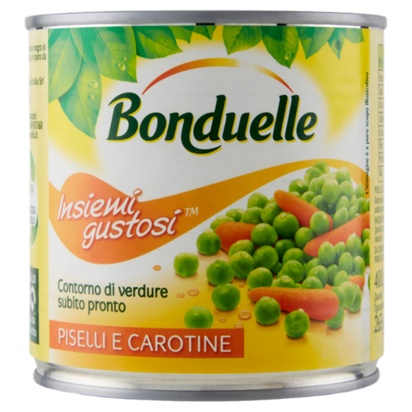 Bonduelle Insiemi gustosi Piselli e Carotine 400 g