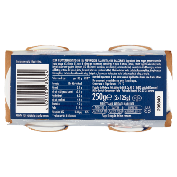 müller Këfir Ciliegia 2 x 125 g