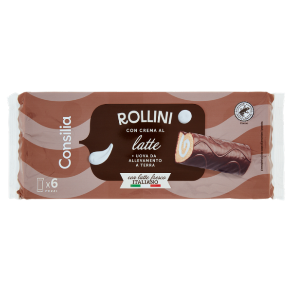 Consilia Rollini con Crema al Latte 6x37 g