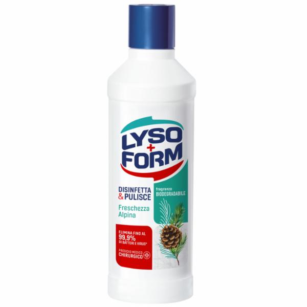 DETERGENTE PER PAVIMENTI FRESCHEZZA ALPINA LYSOFORM LT.1,1