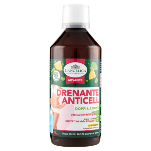 L'Angelica Advance Drenante Anticell Gusto Agrumi 500 ml
