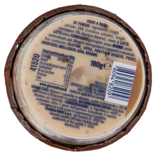 Giovanni Rana Funghi Sugo Fresco 180 g