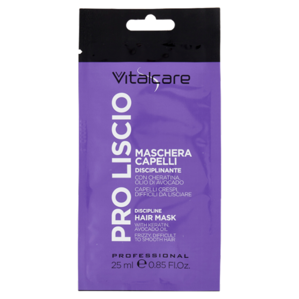 Vitalcare Professional Pro Liscio Maschera Capelli Disciplinante 25 ml