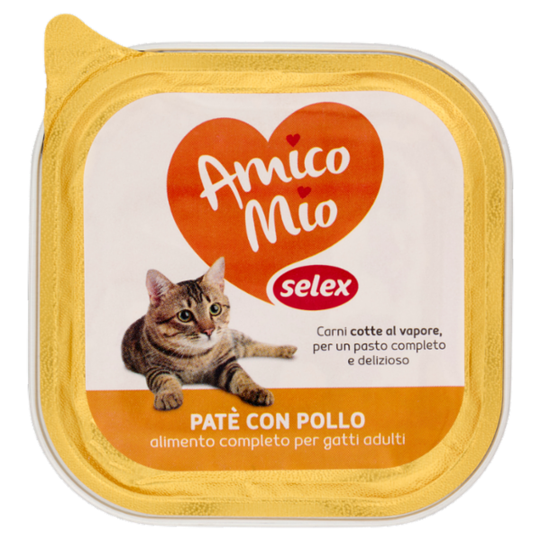 Selex Amico Mio Paté per Gatto con Pollo 100 g
