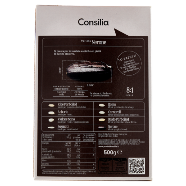 Consilia Riso Nero 500 g