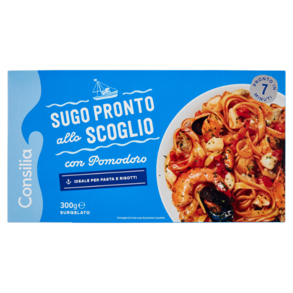Consilia Sugo Pronto allo Scoglio con Pomodoro Surgelato 300 g