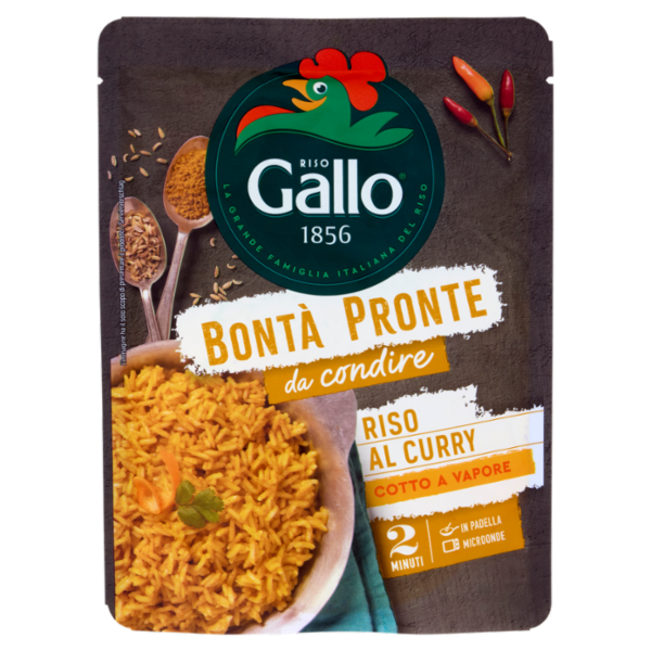Riso Gallo Bontà Pronte da condire Riso al Curry 250 g