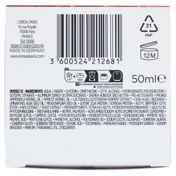 L'Oréal Paris Revitalift Crema Idratante Notte Anti-rughe 50 ml