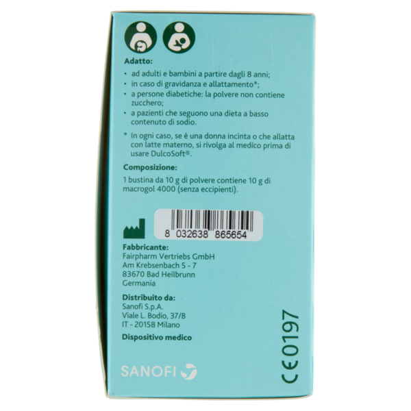 Dulcosoft Polvere per Soluzione Orale Bustine 20 x 10 g