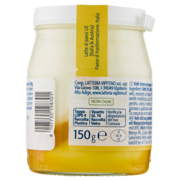 Sterzing Vipiteno Kefir Mango Senza Lattosio 150 g
