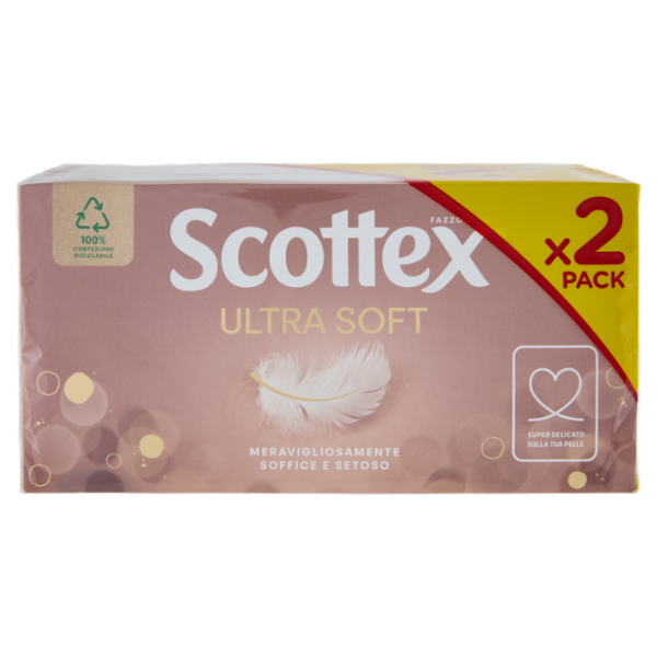 Scottex Ultra Soft Fazzoletti 2 x 80 pz