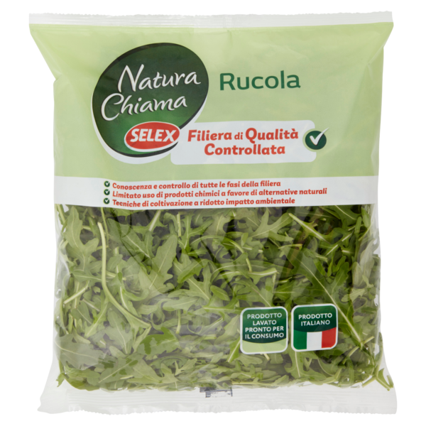 Selex Natura Chiama Rucola Lavata e Pronta per il Consumo 150 g