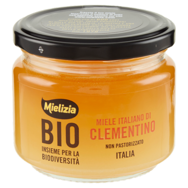 Mielizia Bio Miele Italiano di Clementino non Pastorizzato Italia 300 g