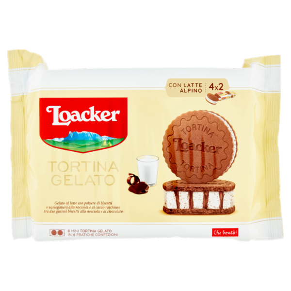 Loacker Tortina Gelato 4 x 66 g