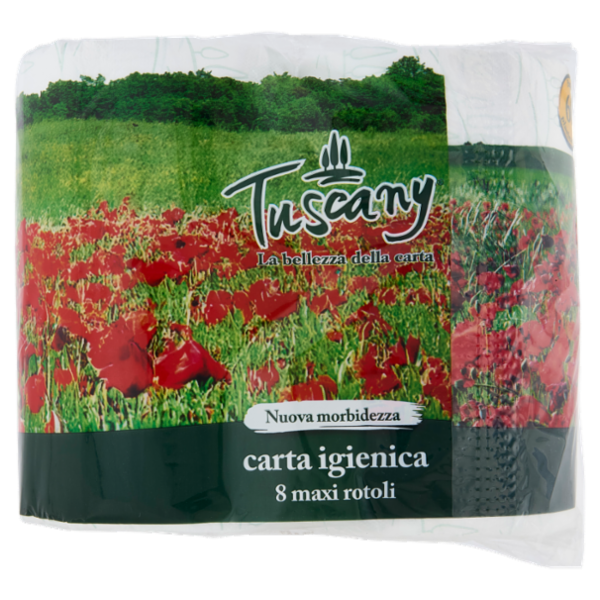 Tuscany carta igienica maxi rotoli 8 pz