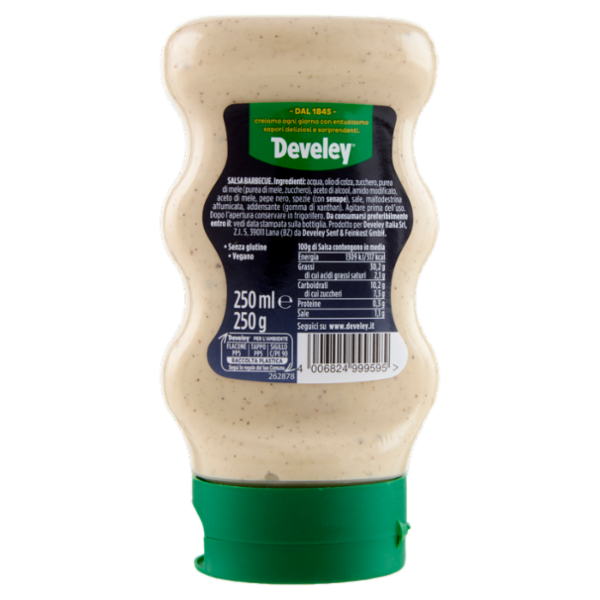 Develey Salsa BBQ White Alabama Style 250 ml