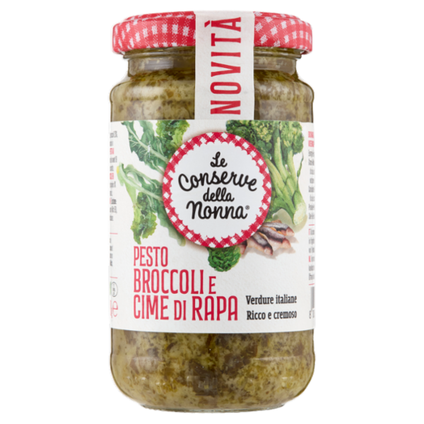 Le Conserve della nonna Pesto Broccoli e Cime di Rapa 190 g