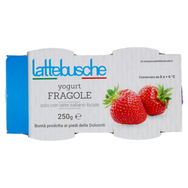 lattebusche yogurt Fragole 2 x 125 g