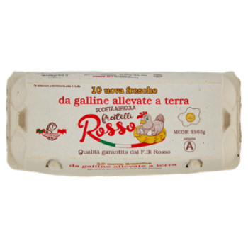 Società Agricola Fratelli Rosso 10 Uova Fresche Medie Da Galline Allevate a Terra