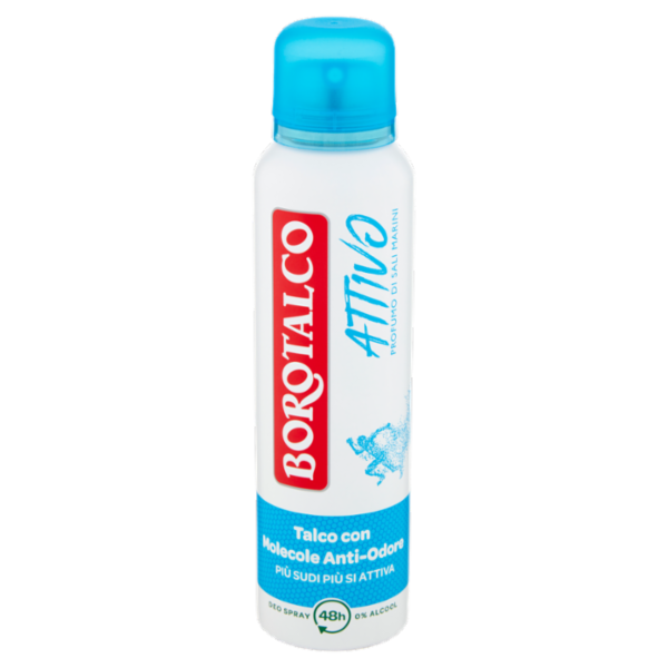 Borotalco Attivo Profumo di Sali Marini Deo Spray 150 ml