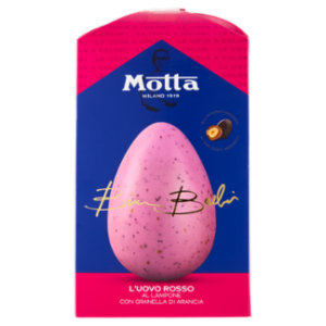 Motta L'Uovo Rosso Al Lampone Con Granella Di Arancia 220 g