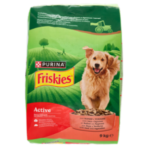 PURINA FRISKIES Active Manzo e Verdure 9kg