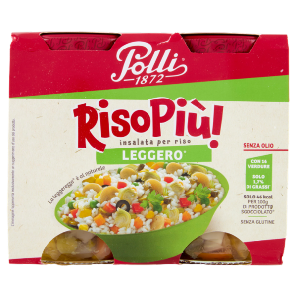 Polli Riso Più! insalata per riso Leggero* 2 x 300 g