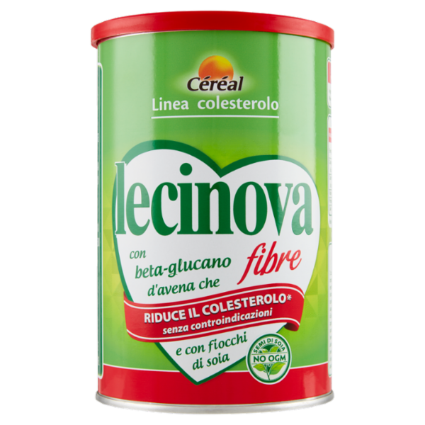 Céréal Linea colesterolo Lecinova Fibre, riduce il colesterolo con betaglucano di avena - 400g