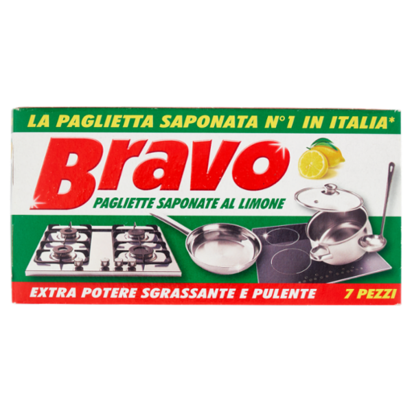 Bravo Pagliette Saponate al Limone 7 pz