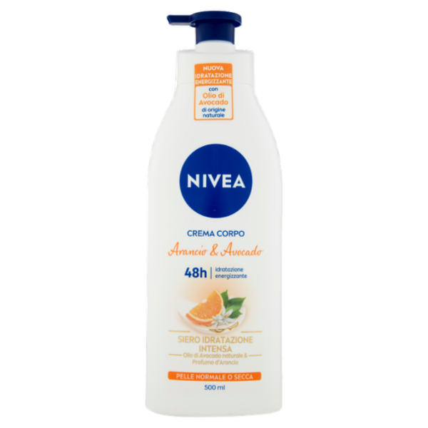 Nivea Crema Corpo Arancio & Avocado Pelle Normale o Secca 500 ml