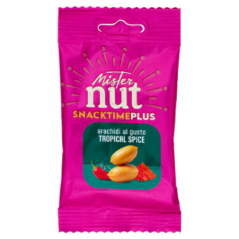 Mister Nut Snacktimeplus Arachidi Al Gusto Tropical Spice 30 g