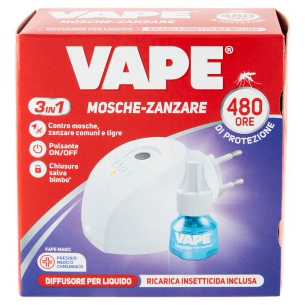 VAPE Elettroemanatore Liquido Mosche-Zanzare 22 ml