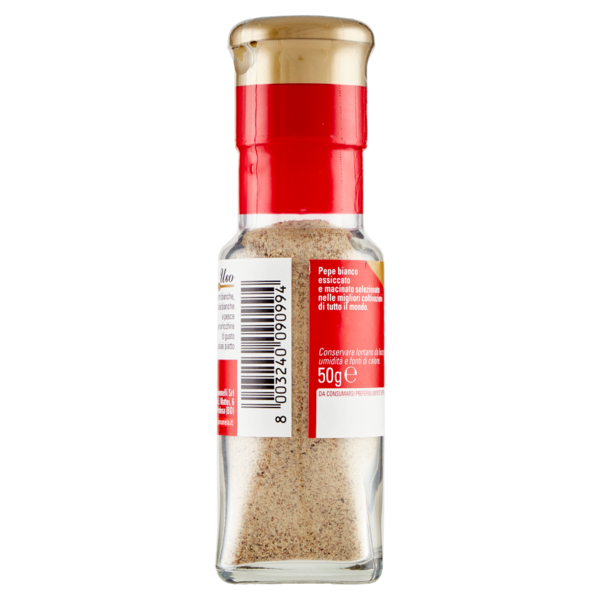 Cannamela Spezie Pepe Bianco Macinato 50 g