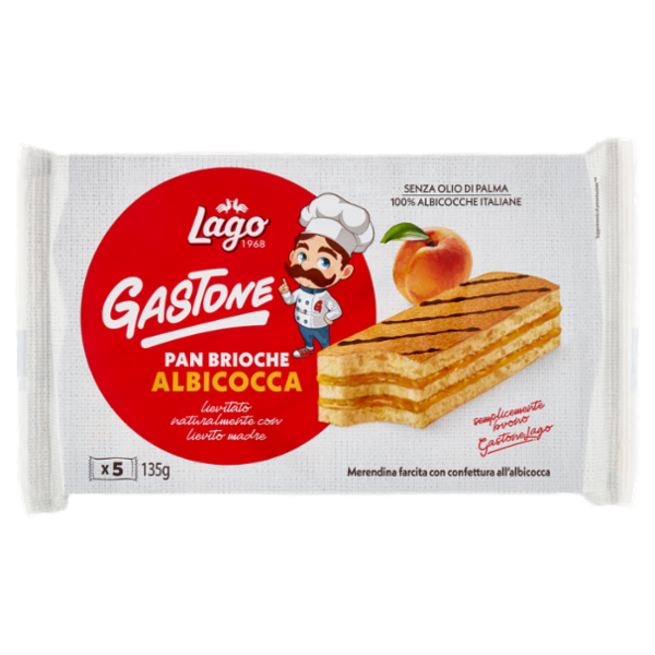 Lago Gastone Pan Brioche Albicocca 5 x 27 g